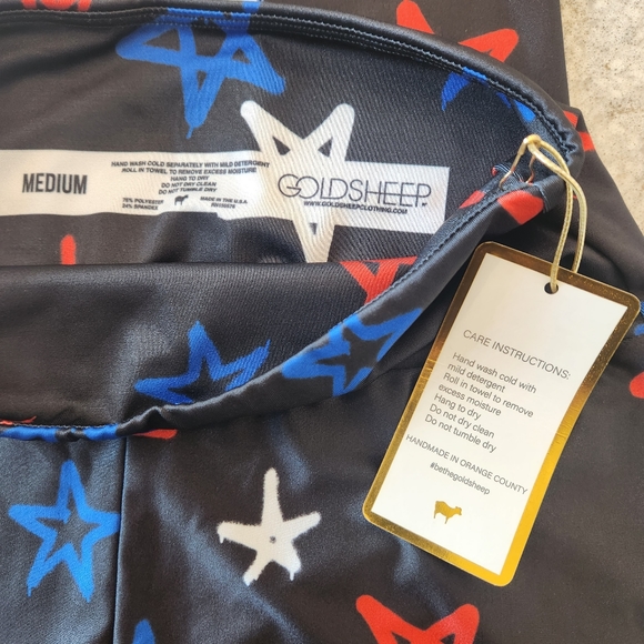 GOLDSHEEP PATRIOTIC LEGGINS - Picture 4 of 7